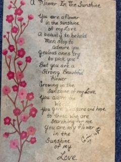 A Flower In The Sunshine poem