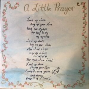 A Little Prayer poem
