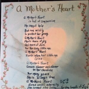 A Mother’s Heart poem