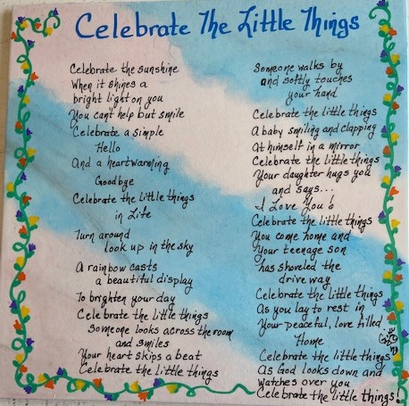 Celebrate The Little Things