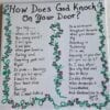 How Does God Knock On Your Door 1