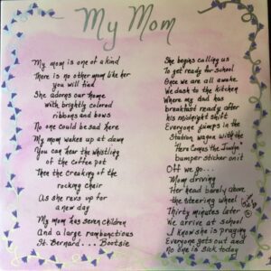 My Mom poem