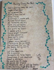 Peeling Away The Pain