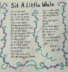 Sit A Little While