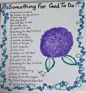 Something For God To Do 1