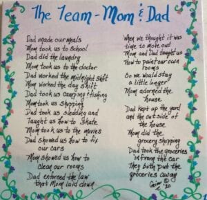 The Team Mom & Dad 1